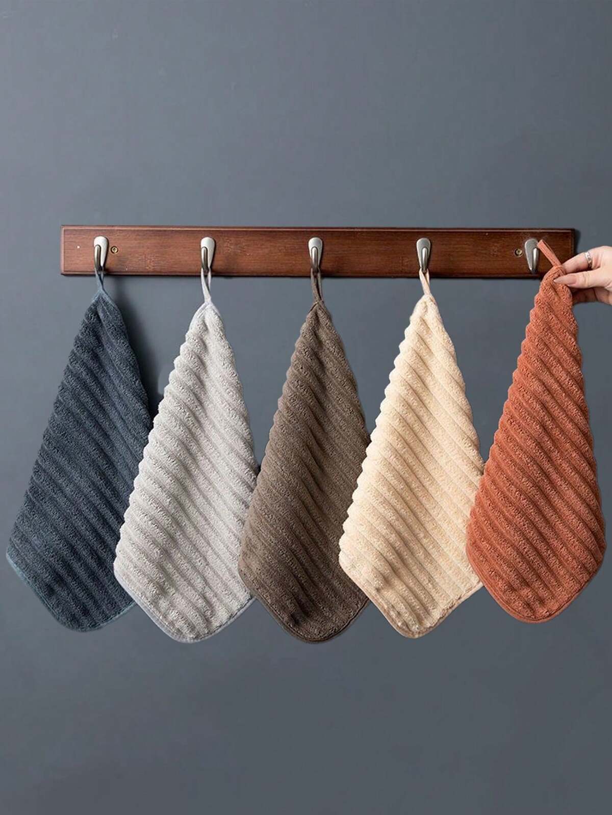 Luxurious Soft Towel Set - Super Absorbent Quick Dry Hand Towel - Multipurpose 11.8*11.8 Inch Home & Bathroom Essential Household Items